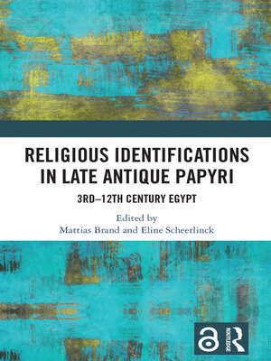 cover image of Religious Identifications in Late Antique Papyri